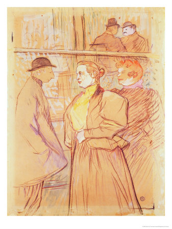In The Moulin Rouge by Henri De Toulouse-Lautrec Pricing Limited Edition Print image