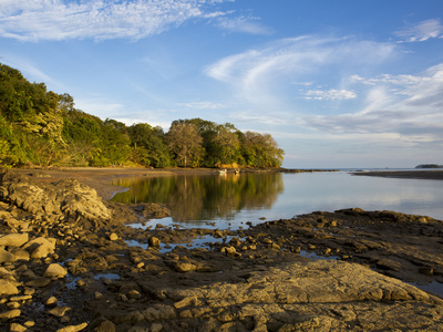 Calm Bay On The Island Of Boca Chica In The Chiriqui Marine National Park, Panama, Central America by Lizzie Shepherd Pricing Limited Edition Print image