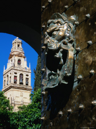 Door Knocker On Mezquita, Cordoba, Spain by Martin Moos Pricing Limited Edition Print image