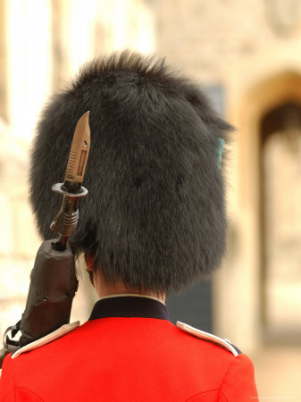 Back Of Guard, Windsor And Windsor Castle, London by Keith Levit Pricing Limited Edition Print image