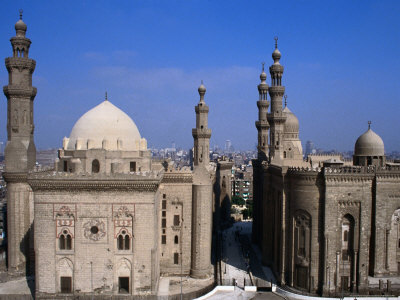 Mosque-Madrasa Of Sultan Hasan (Left) And Al-Rifo-Mosque (Right), Cairo, Egypt by Chris Mellor Pricing Limited Edition Print image