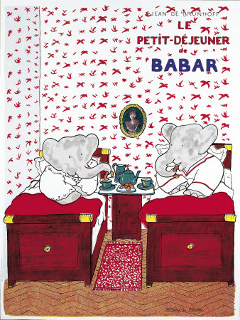 Le Petit Dejeuner De Babar by Laurent De Brunhoff Pricing Limited Edition Print image