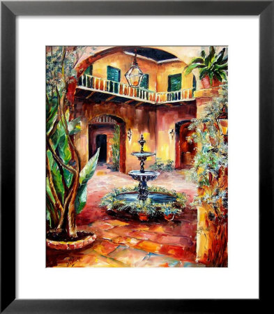 Evening In A Courtyard by Diane Millsap Pricing Limited Edition Print image