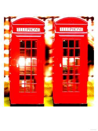 Phone Box, London by Tosh Pricing Limited Edition Print image