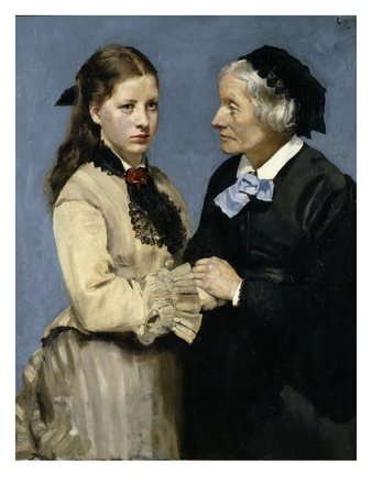 A Farewell, 1876 (Oil On Canvas) by Christian Krohg Pricing Limited Edition Print image