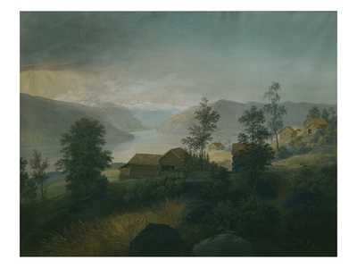From Gudbrandsdalen (Oil On Canvas) by Johannes Flintoe Pricing Limited Edition Print image