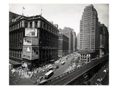 Herald Square, 34Th And Broadway, Manhattan by Berenice Abbott Pricing Limited Edition Print image
