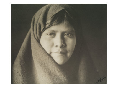 Zuni Girl by Edward S. Curtis Pricing Limited Edition Print image