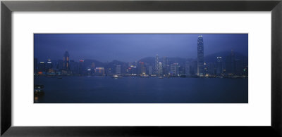 Building At The Waterfront, Hong Kong, China by Panoramic Images Pricing Limited Edition Print image