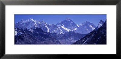 Snow On Mountains, Goyko Valley, Mt Everest, Khumbu, Nepal by Panoramic Images Pricing Limited Edition Print image
