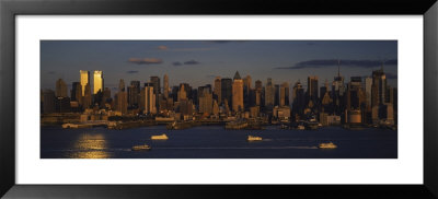 Skyscrapers At The Waterfront, Manhattan, New York City, New York, Usa by Panoramic Images Pricing Limited Edition Print image