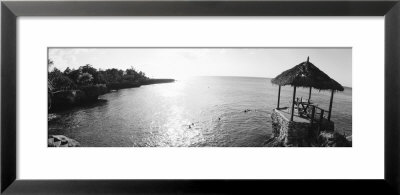 Porch On The Waterfront, Negril, Jamaica by Panoramic Images Pricing Limited Edition Print image