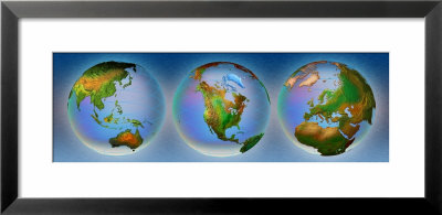 Small Globes In A Nest by Panoramic Images Pricing Limited Edition Print image