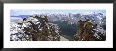 Snowcapped Mountain Range, Rocky Mountain National Park, Colorado, Usa by Panoramic Images Pricing Limited Edition Print image