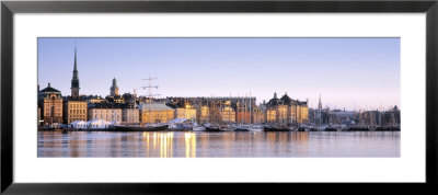 Buildings On The Waterfront, Old Town, Stockholm, Sweden by Panoramic Images Pricing Limited Edition Print image