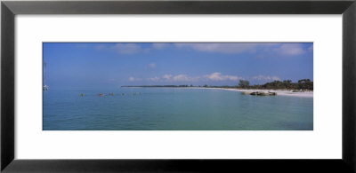 Tourists Kayaking In The Sea, Fort De Soto Park, Tierra Verde, Florida, Usa by Panoramic Images Pricing Limited Edition Print image