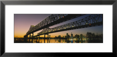 Bridge Across A River, New Orleans, Louisiana, Usa by Panoramic Images Pricing Limited Edition Print image
