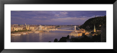 Bridge, Elizabeth Bridge, Budapest, Hungary by Panoramic Images Pricing Limited Edition Print image