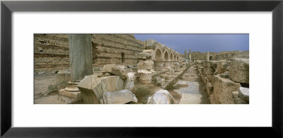 Ruins Of Ancient Roman City, Leptis Magna, Libya by Panoramic Images Pricing Limited Edition Print image