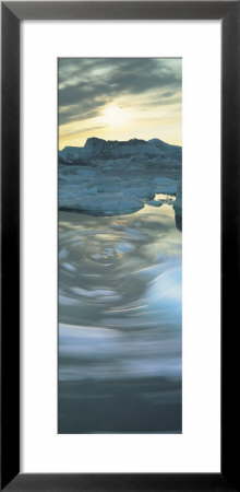 Icebergs In A Sea, Disko Bay, Greenland by Panoramic Images Pricing Limited Edition Print image