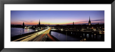 Traffic On A Highway, Stockholm, Sweden by Panoramic Images Pricing Limited Edition Print image