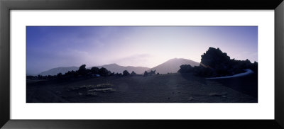Silhouette Of Mountains, Central Highlands, Iceland by Panoramic Images Pricing Limited Edition Print image