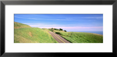 Road Passing Through A Landscape, Marin County, California, Usa by Panoramic Images Pricing Limited Edition Print image
