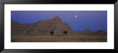 Rock Formations On A Landscape, Badlands National Park, South Dakota, Usa by Panoramic Images Pricing Limited Edition Print image