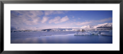 Glacier Floating On Water, Jokulsarlon Glacial Lagoon, Vatnajokull, Iceland by Panoramic Images Pricing Limited Edition Print image