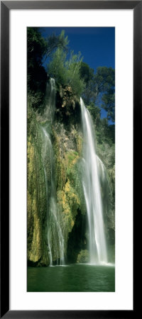 Low Angle View Of A Waterfall, Sillans Waterfall, Provence, France by Panoramic Images Pricing Limited Edition Print image