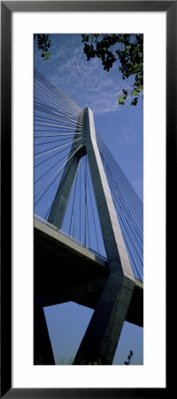 Low Angle View Of A Bridge, Anzac Bridge, Sydney, New South Wales, United Kingdom, Australia by Panoramic Images Pricing Limited Edition Print image