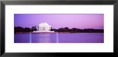 Dusk, Jefferson Memorial, Washington Dc, District Of Columbia, Usa by Panoramic Images Pricing Limited Edition Print image