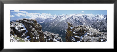 Panoramic View Of Snowcapped Mountain Range, Rocky Mountain National Park, Colorado, Usa by Panoramic Images Pricing Limited Edition Print image