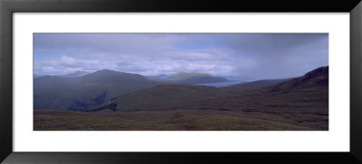 Cloudy Sky Over Hills, Blackwater Reservoir, Scotland, United Kingdom by Panoramic Images Pricing Limited Edition Print image