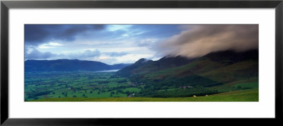 High Angle View Of A Valley, Skiddaw, Lake District National Park, England, United Kingdom by Panoramic Images Pricing Limited Edition Print image