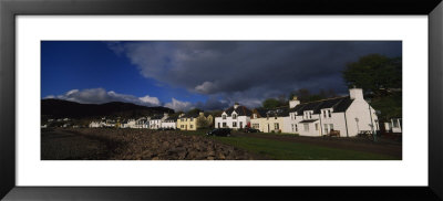 Houses Along A Road, Shieldaig, Highlands, Scotland, United Kingdom by Panoramic Images Pricing Limited Edition Print image