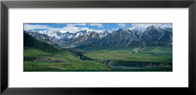 Panoramic View Of Landscape And Mountain Range, Denali National Park, Mount Mckinley, Alaska, Usa by Panoramic Images Pricing Limited Edition Print image