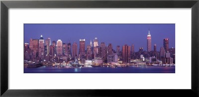 Dusk, West Side, New York City, Us by Panoramic Images Pricing Limited Edition Print image