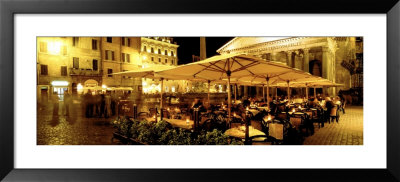 Cafe, Pantheon, Rome Italy by Panoramic Images Pricing Limited Edition Print image