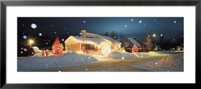 Holiday Lights, Laurentide, Quebec, Canada by Panoramic Images Pricing Limited Edition Print image