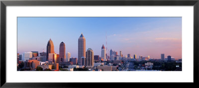 Twilight, Skyline, Atlanta, Georgia, Usa by Panoramic Images Pricing Limited Edition Print image