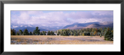 Trees In A Landscape, Sawtooth Mountains, Adirondack State Park, Lake Placid, New York State, Usa by Panoramic Images Pricing Limited Edition Print image