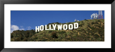 Hollywood Sign At Hollywood Hills, Los Angeles, California, Usa by Panoramic Images Pricing Limited Edition Print image