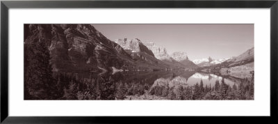 Mountains, Mountainscape, Wild Goose Island, Montana, Usa by Panoramic Images Pricing Limited Edition Print image