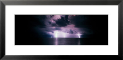Lightning Bolts Over Gulf Coast, Florida, Usa by Panoramic Images Pricing Limited Edition Print image