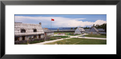 Group Of People In The Training Session, Fort Mackinac, Mackinaw City, Michigan, Usa by Panoramic Images Pricing Limited Edition Print image