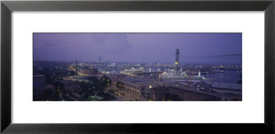 High Angle View Of A City, Barcelona, Spain by Panoramic Images Pricing Limited Edition Print image