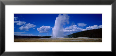 Old Faithful, Yellowstone National Park, Wyoming, Usa by Panoramic Images Pricing Limited Edition Print image
