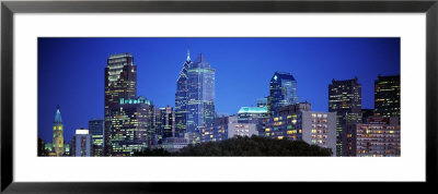 Night, Philadelphia, Pennsylvania, Usa by Panoramic Images Pricing Limited Edition Print image
