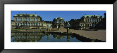 Reflection Of Buildings On Water, Zwinger Palace, Dresden, Germany by Panoramic Images Pricing Limited Edition Print image